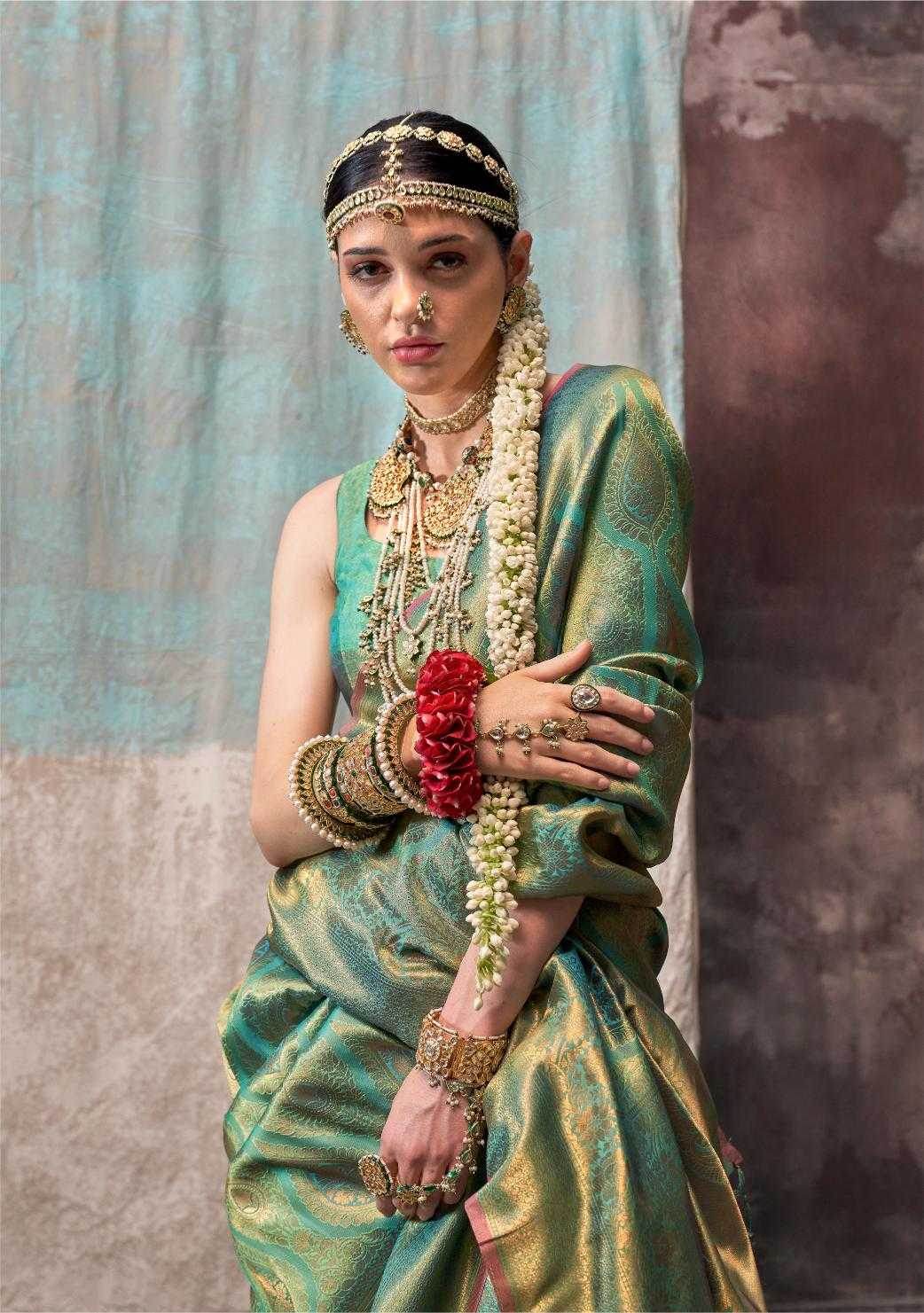Handloom Designer Silk Zari Border Saree - MYLUXURY LANE ENTERPRISE
