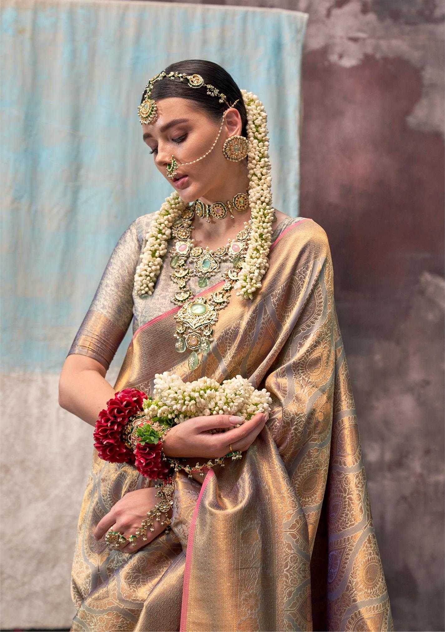 Handloom Designer Silk Zari Border Saree - MYLUXURY LANE ENTERPRISE