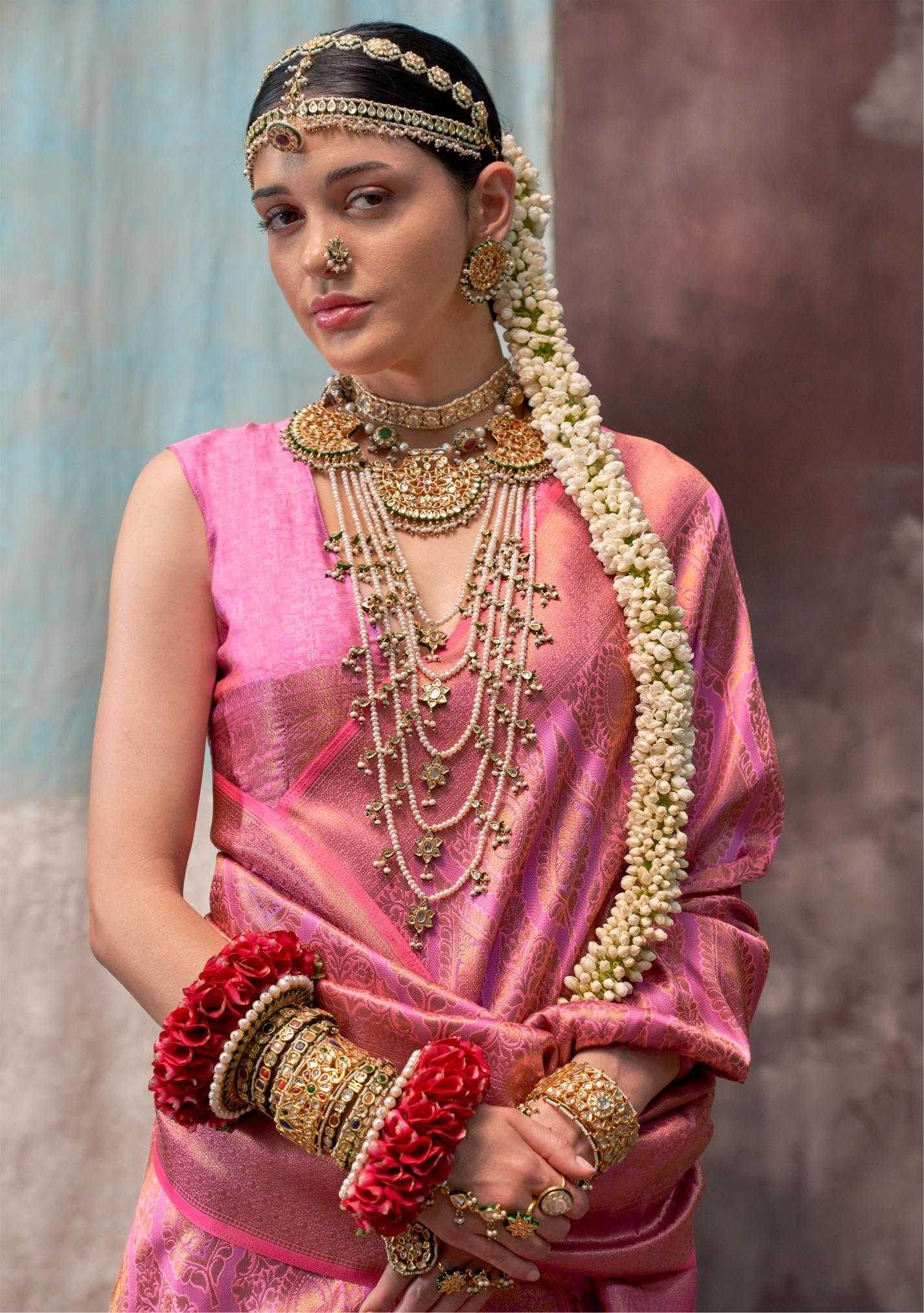 Handloom Designer Silk Zari Border Saree - MYLUXURY LANE ENTERPRISE