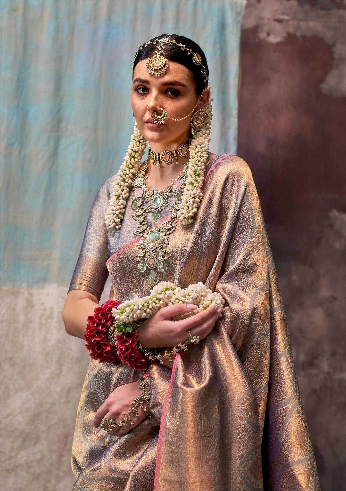 Handloom Designer Silk Zari Border Saree - MYLUXURY LANE ENTERPRISE