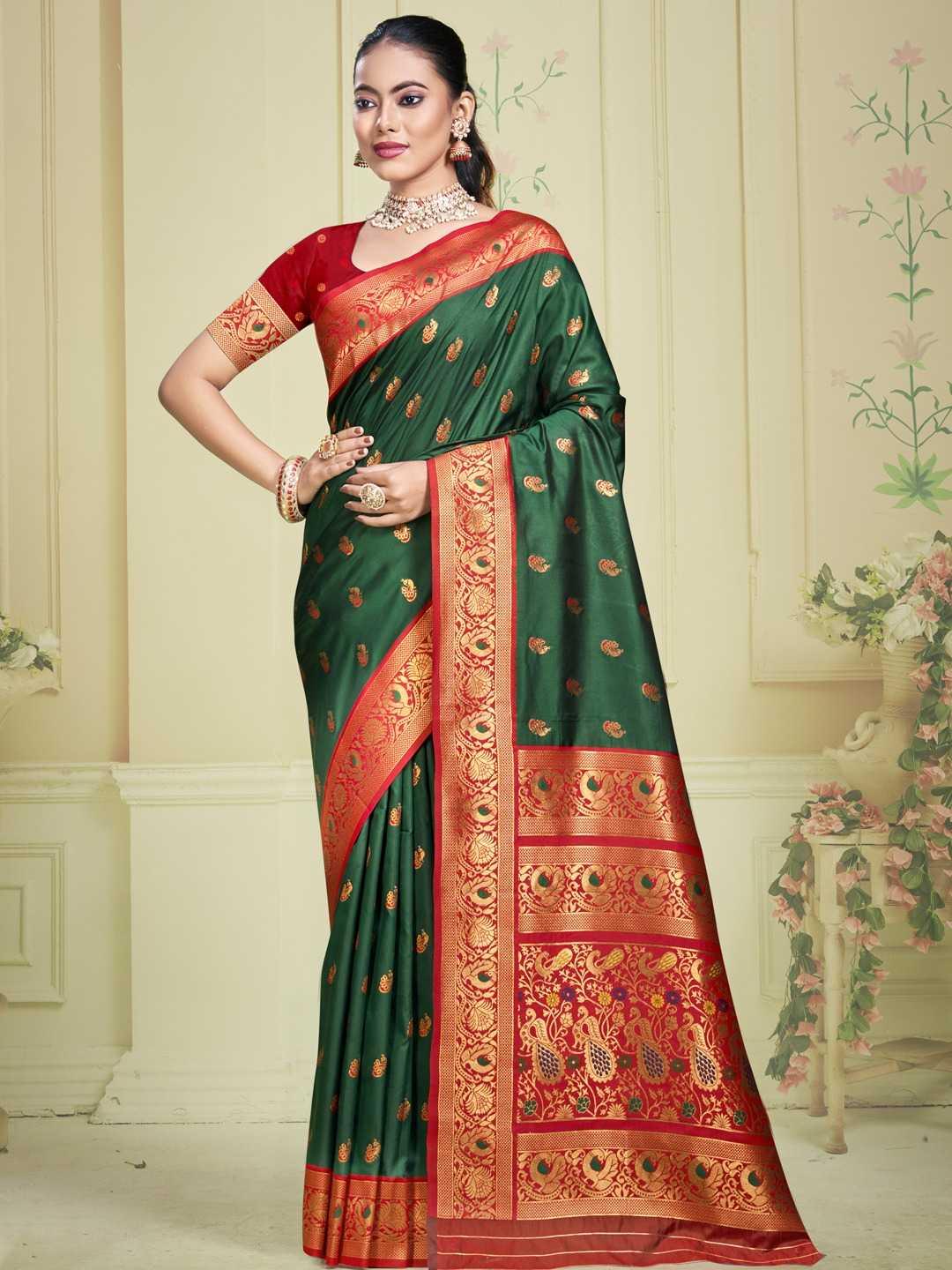 Silk Festive Sarees With Blouse - MYLUXURY LANE ENTERPRISE