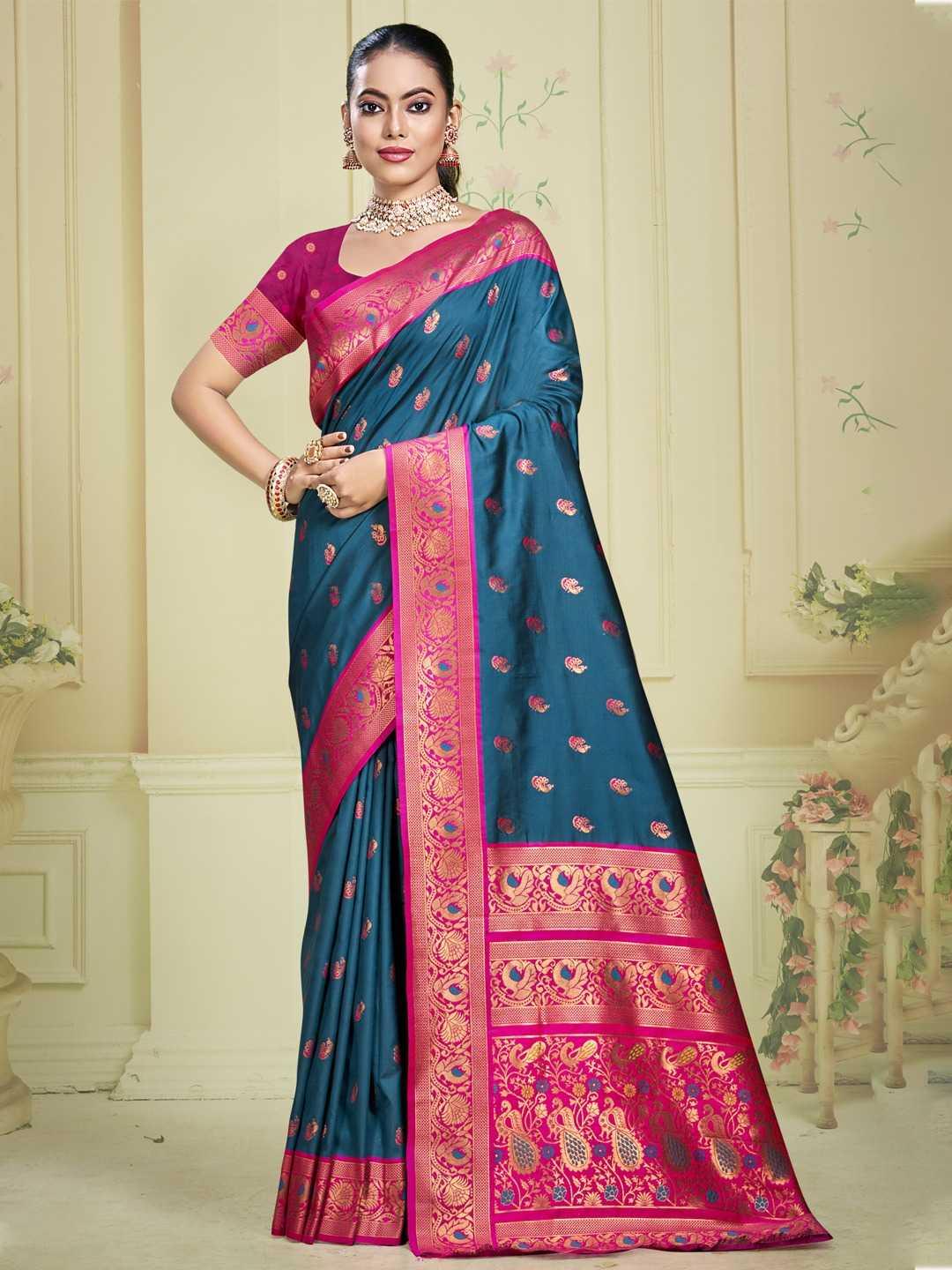 Silk Festive Sarees With Blouse - MYLUXURY LANE ENTERPRISE