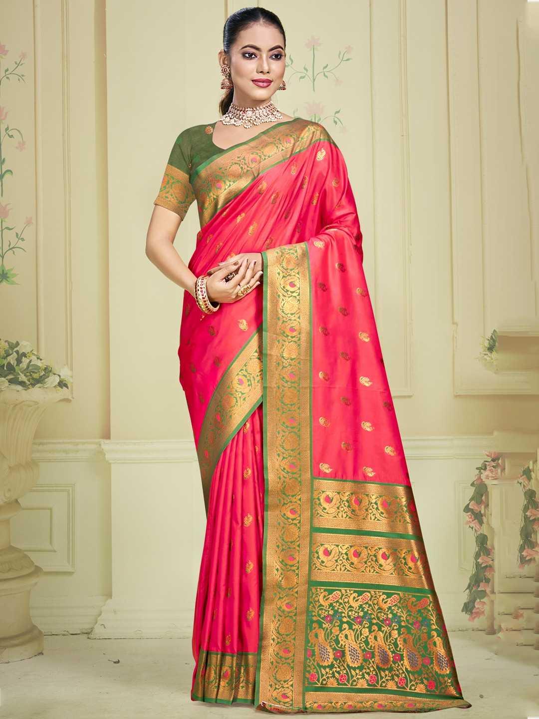 Silk Festive Sarees With Blouse - MYLUXURY LANE ENTERPRISE