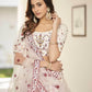 Silk White Embroidered Sequins Lehenga for Elegant Occasions - MYLUXURY LANE ENTERPRISE