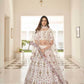 Silk White Embroidered Sequins Lehenga for Elegant Occasions - MYLUXURY LANE ENTERPRISE