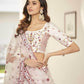 Silk White Embroidered Sequins Lehenga for Elegant Occasions - MYLUXURY LANE ENTERPRISE
