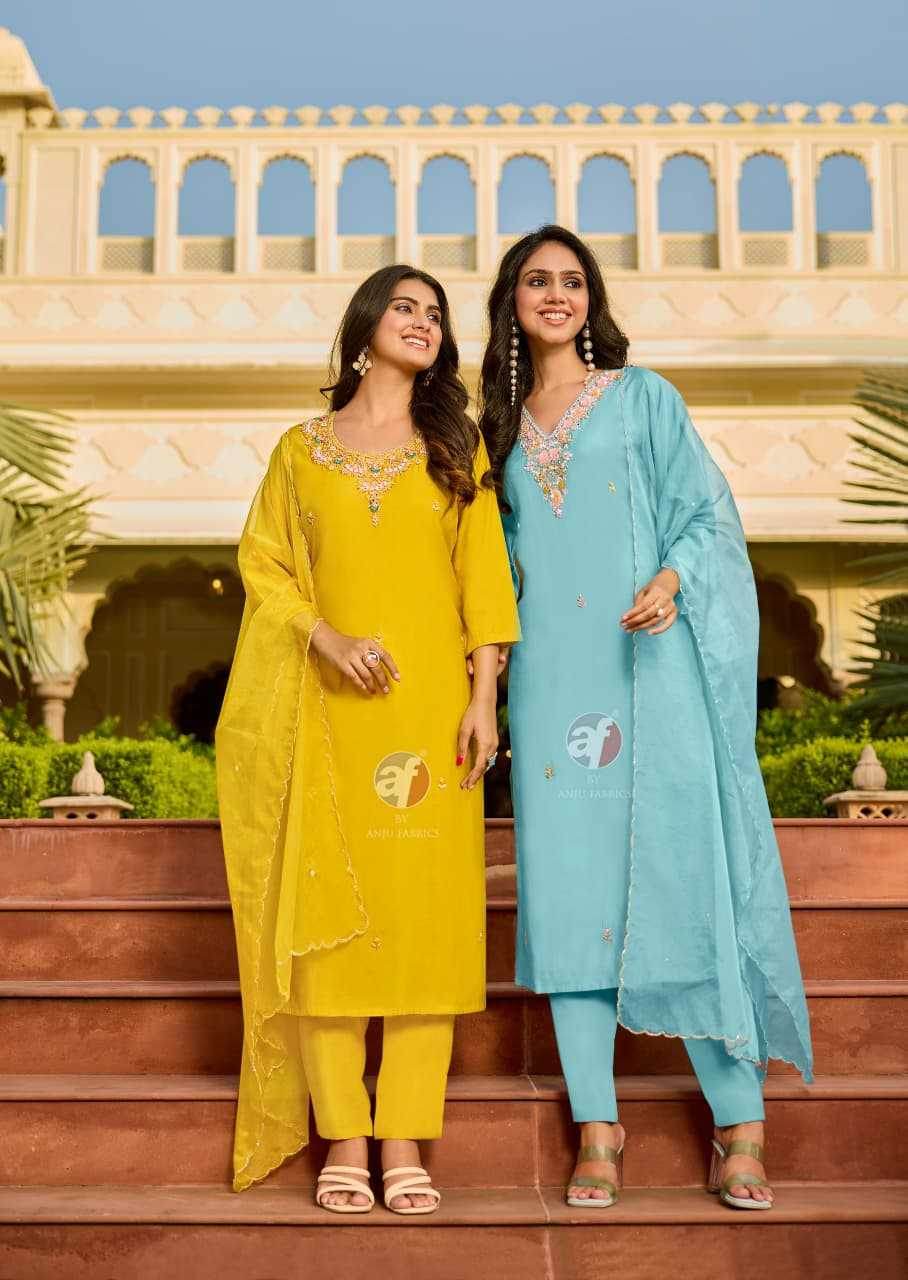 Silk Party wear Handwork Suit - MYLUXURY LANE ENTERPRISE