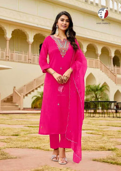 Silk Party wear Handwork Suit - MYLUXURY LANE ENTERPRISE