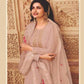 Silk Embroidery Gown With Dupatta - MYLUXURY LANE ENTERPRISE