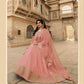 Silk Embroidery Gown With Dupatta - MYLUXURY LANE ENTERPRISE