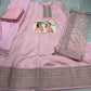 Silk Embroidery Gown With Dupatta - MYLUXURY LANE ENTERPRISE