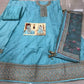 Silk Embroidery Gown With Dupatta - MYLUXURY LANE ENTERPRISE