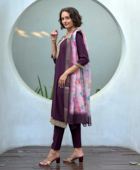 Silk Casual Ethnic Kurti