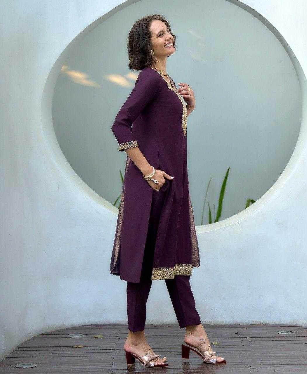 Silk Casual Ethnic Kurti - MYLUXURY LANE ENTERPRISE