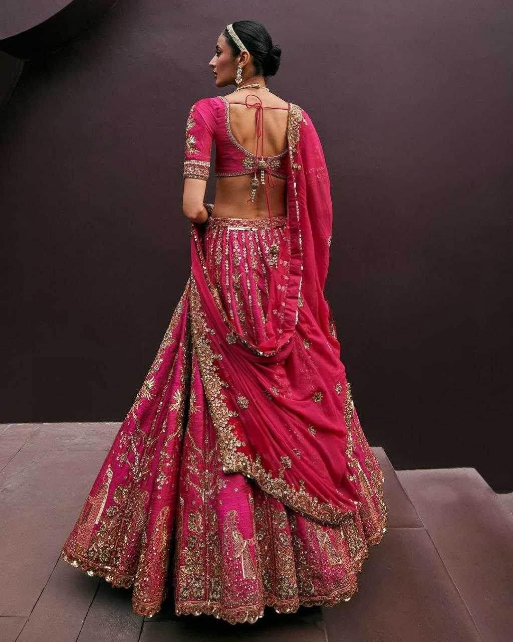 Silk Designer Traditional Lehenga - MYLUXURY LANE ENTERPRISE