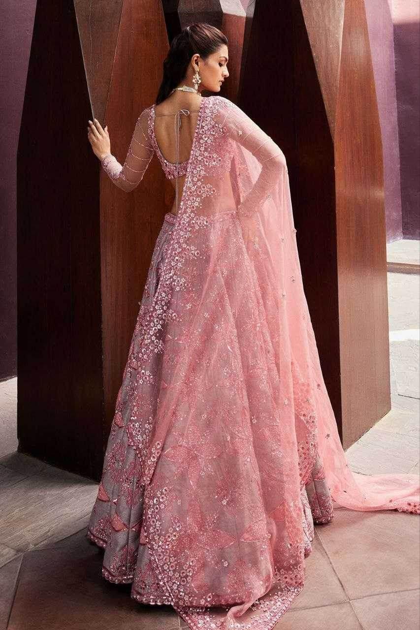 Silk Designer Traditional Embroidered Lehenga - MYLUXURY LANE ENTERPRISE