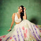 Silk Printed White Lehenga - MYLUXURY LANE ENTERPRISE