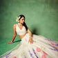 Silk Printed White Lehenga - MYLUXURY LANE ENTERPRISE