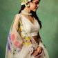Silk Printed White Lehenga - MYLUXURY LANE ENTERPRISE