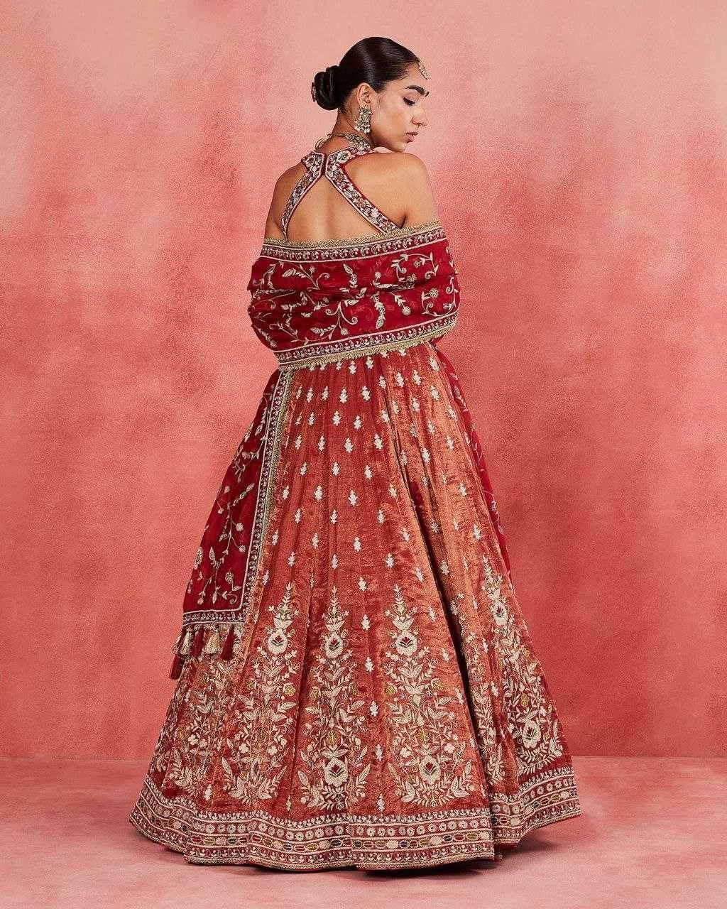 Silk Designer Embroidered Lehenga - MYLUXURY LANE ENTERPRISE