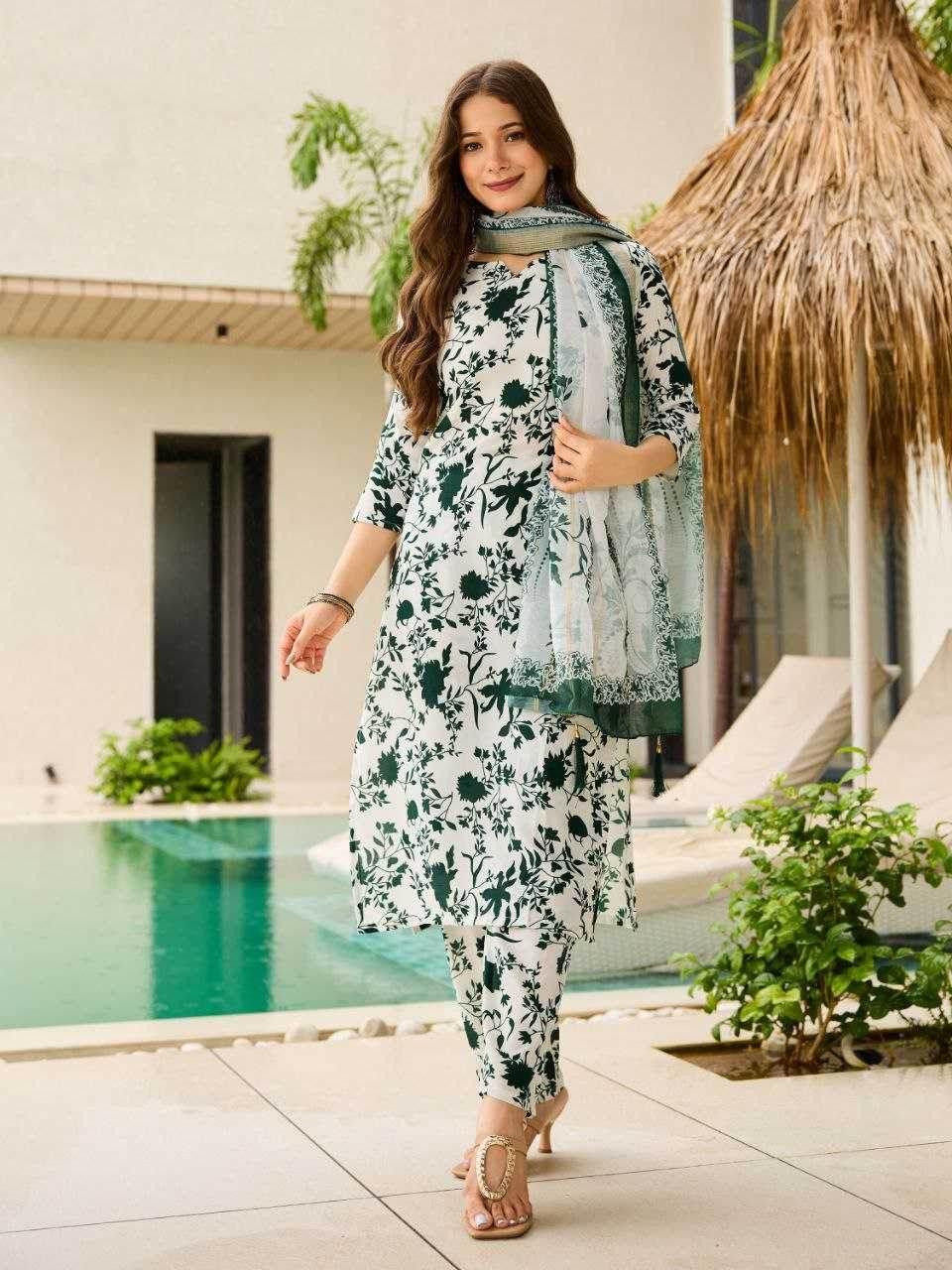 Silk Ladies Printed Casual Dresses - MYLUXURY LANE ENTERPRISE