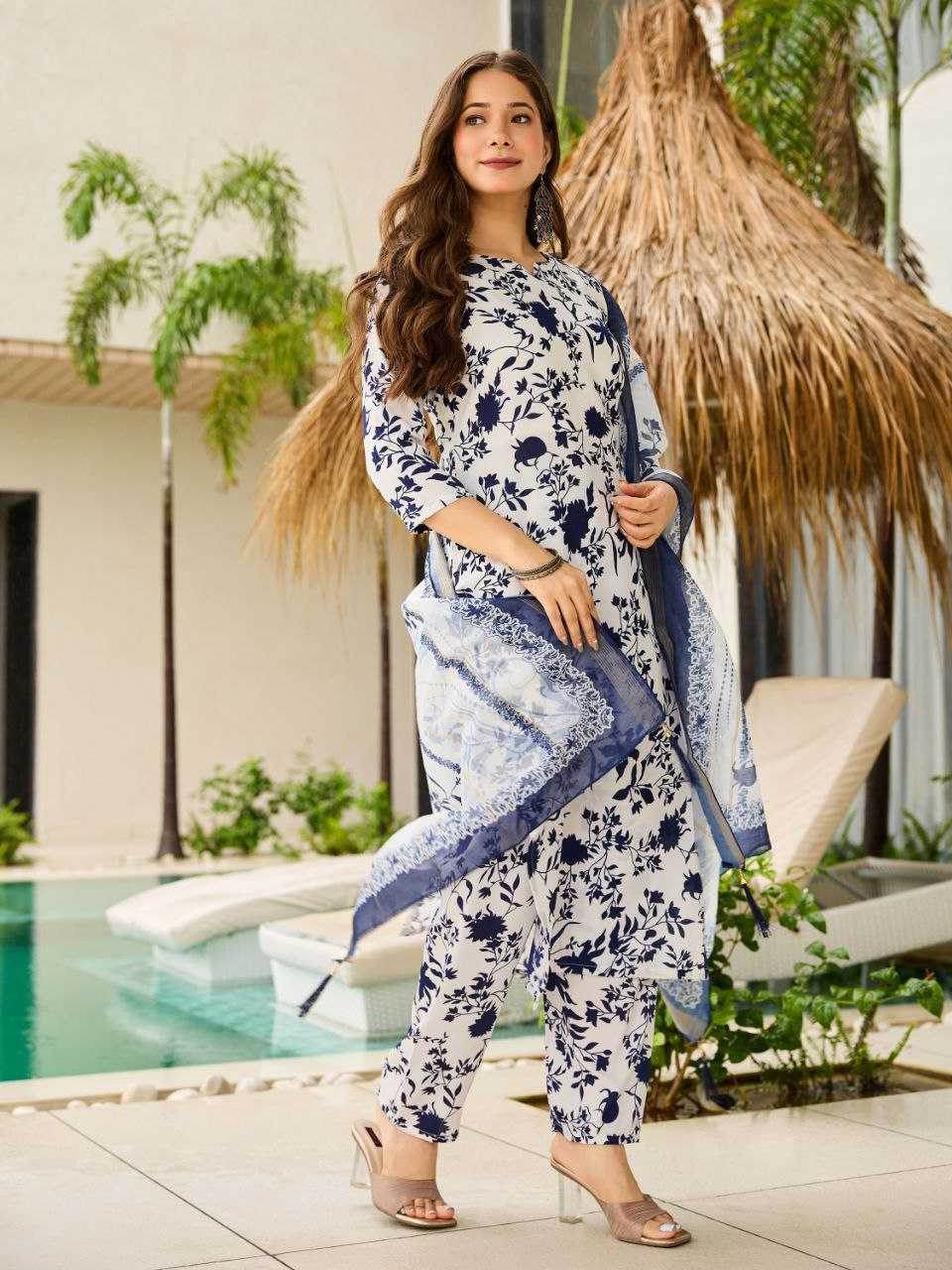 Silk Ladies Printed Casual Dresses - MYLUXURY LANE ENTERPRISE