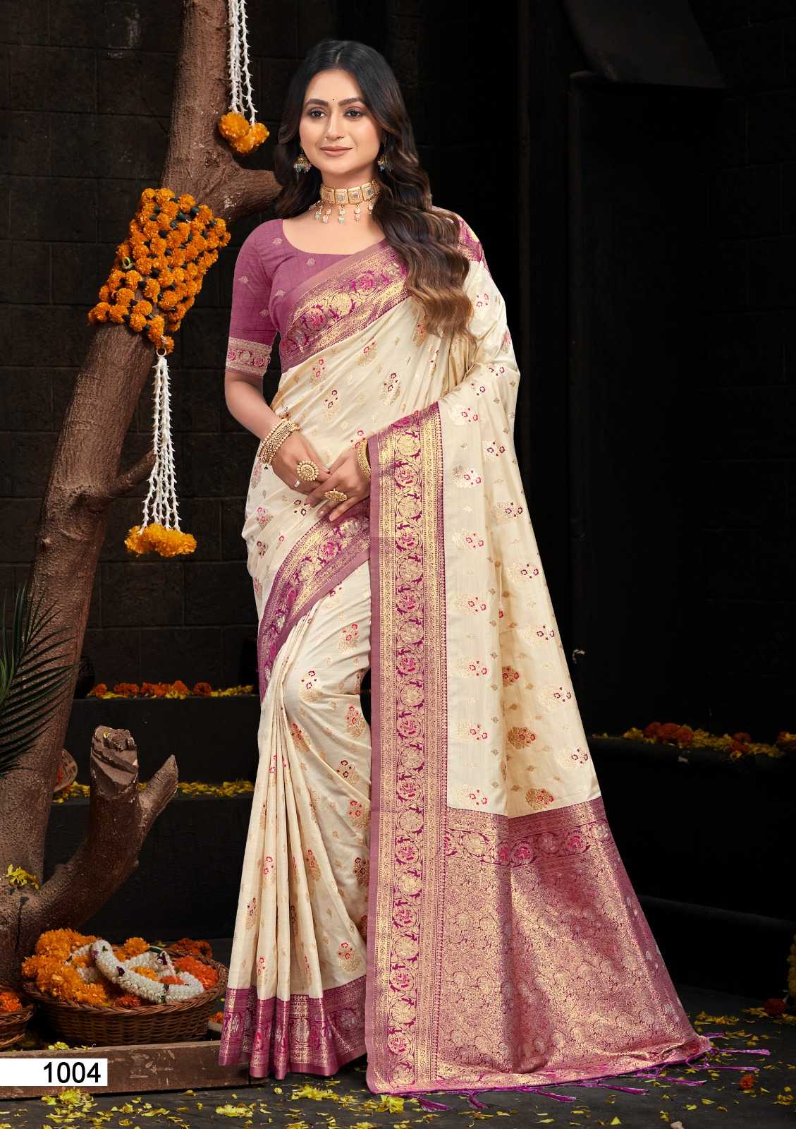 Silk  Designer Silk Sarees With Blouse