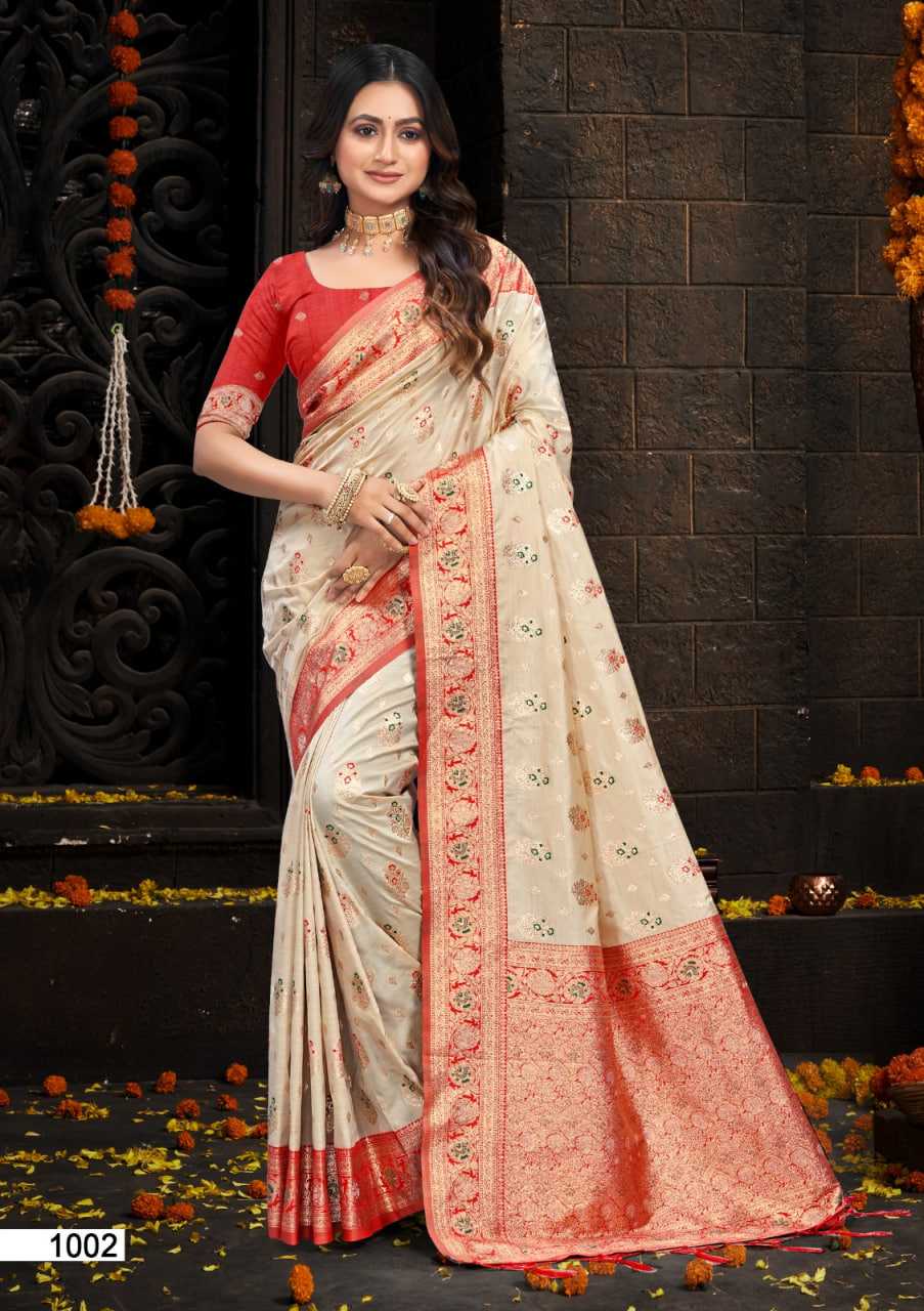 Silk  Designer Silk Sarees With Blouse