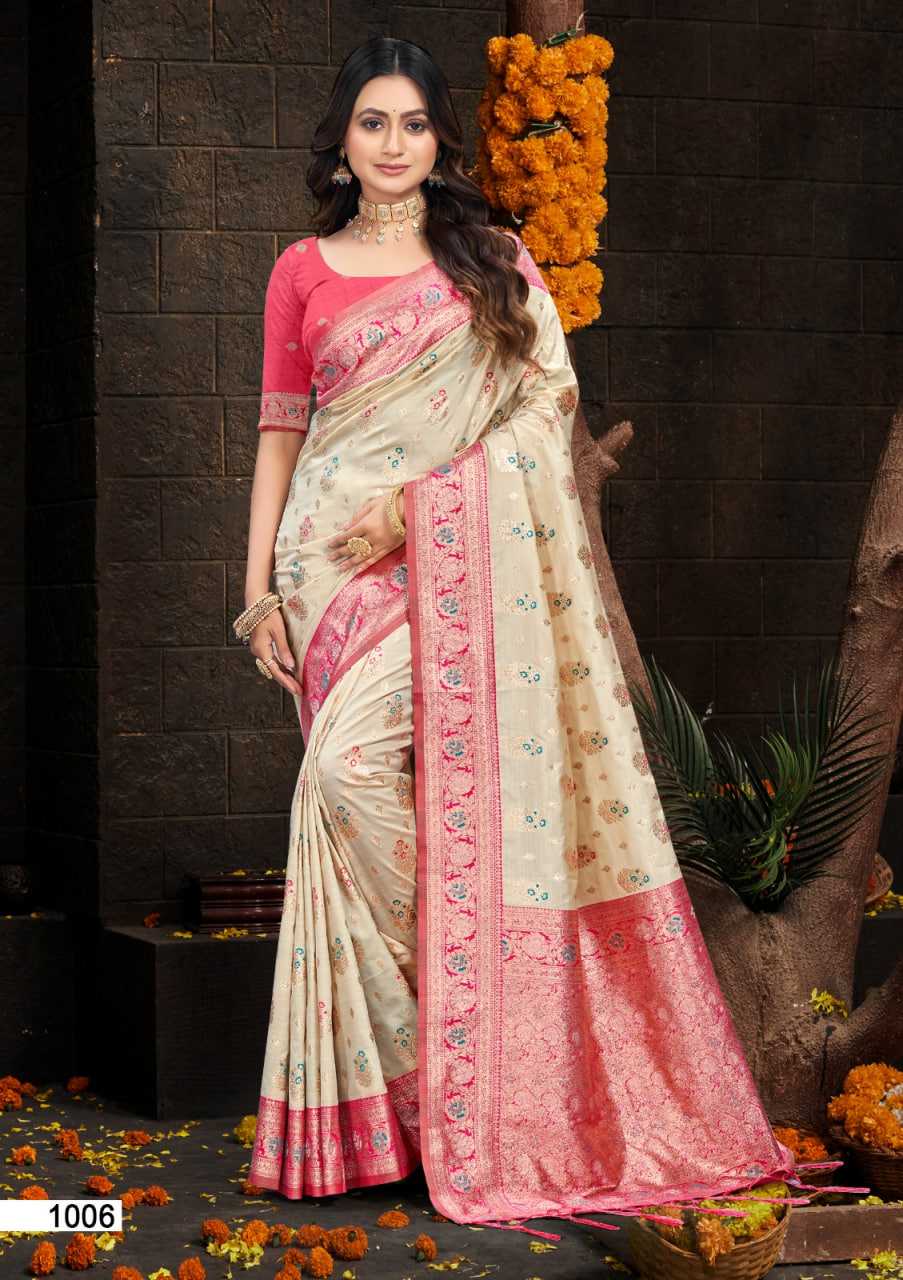 Silk  Designer Silk Sarees With Blouse