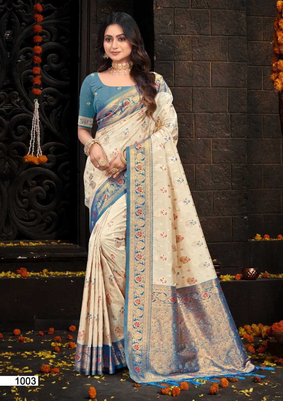 Silk  Designer Silk Sarees With Blouse