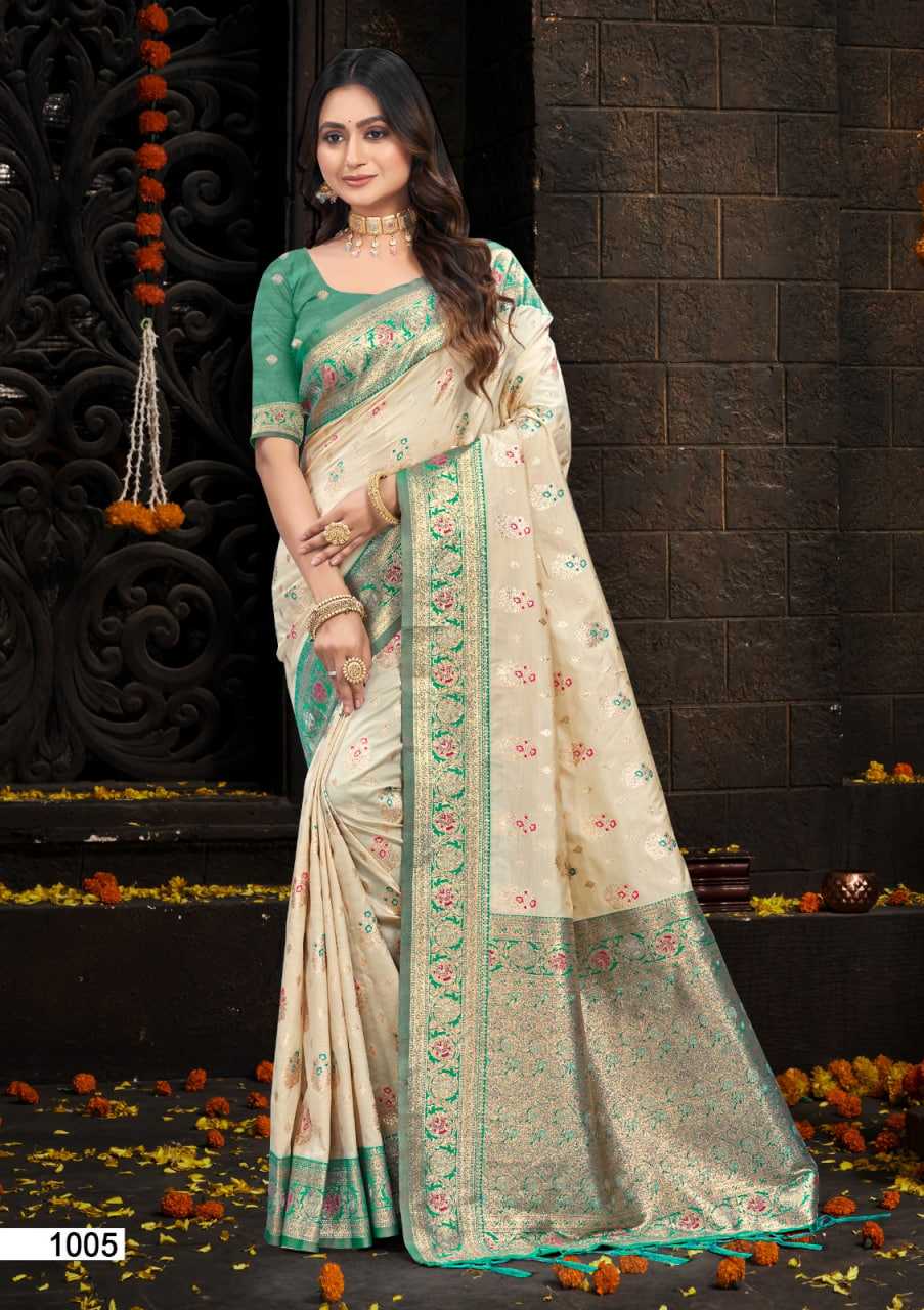 Silk  Designer Silk Sarees With Blouse