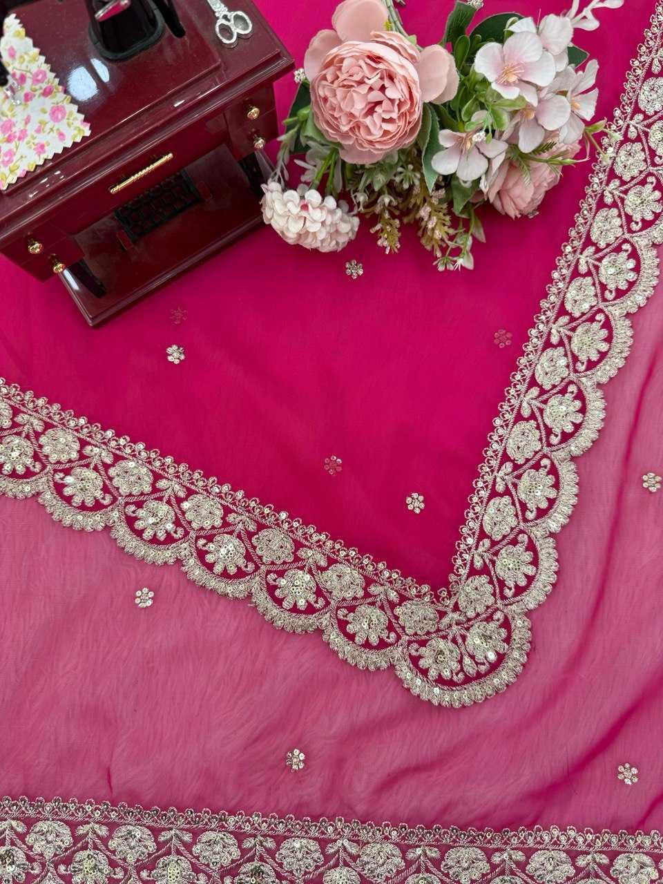 Silk Embroidered Sarees - MYLUXURY LANE ENTERPRISE