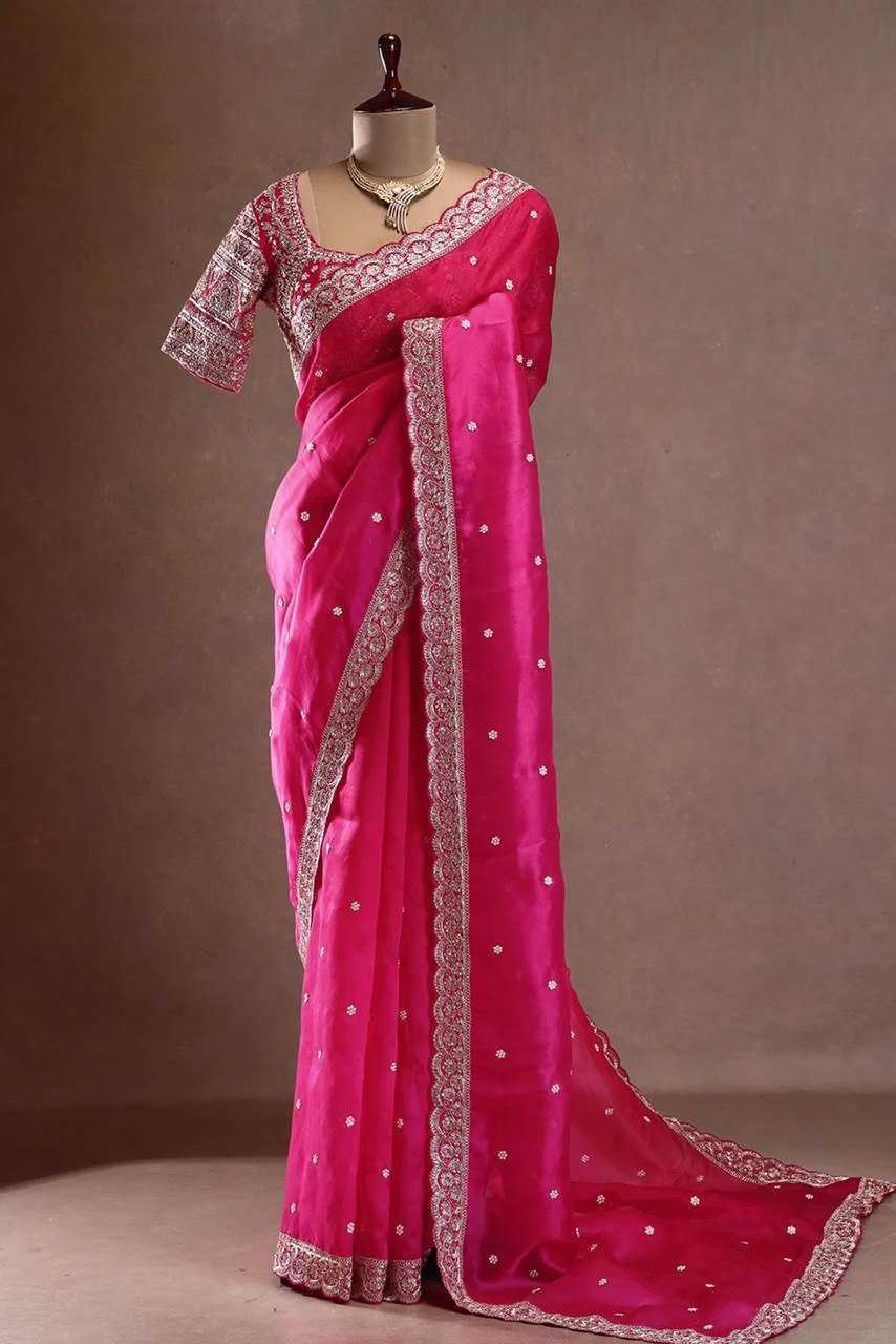 Silk Embroidered Sarees - MYLUXURY LANE ENTERPRISE