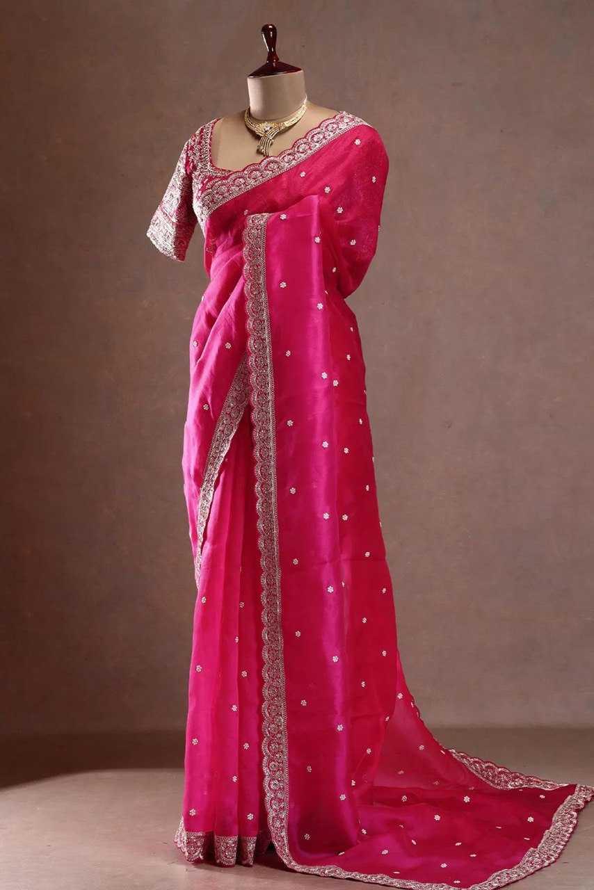 Silk Embroidered Sarees - MYLUXURY LANE ENTERPRISE