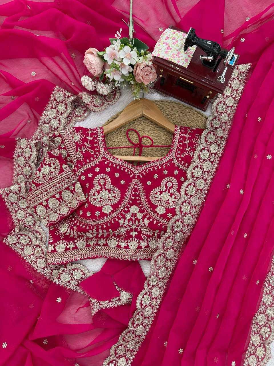 Silk Embroidered Sarees - MYLUXURY LANE ENTERPRISE