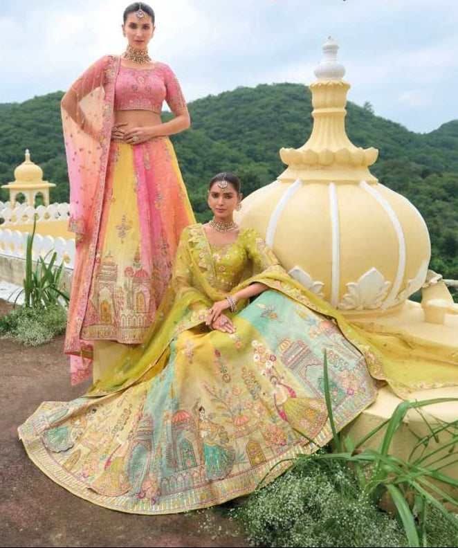 Silk Embroidered Lehenga for Elegant Traditional Wear
