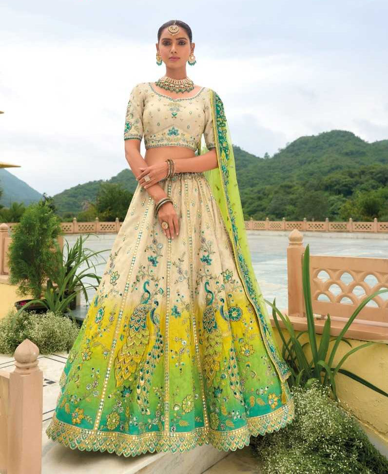 Silk Embroidered Lehenga for Elegant Traditional Wear