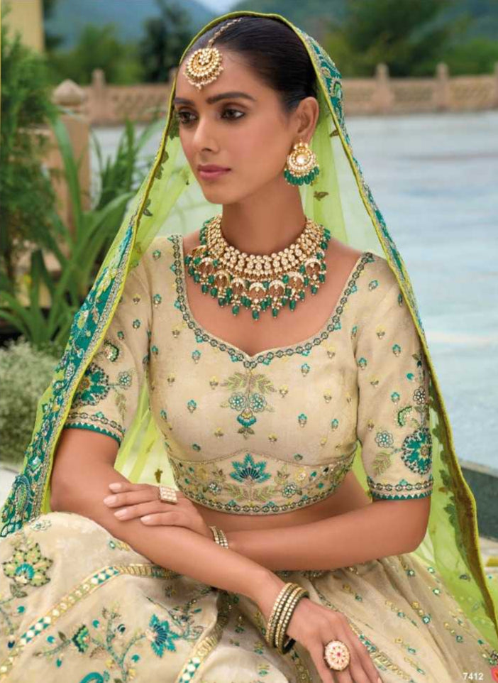 Silk Embroidered Lehenga for Elegant Traditional Wear