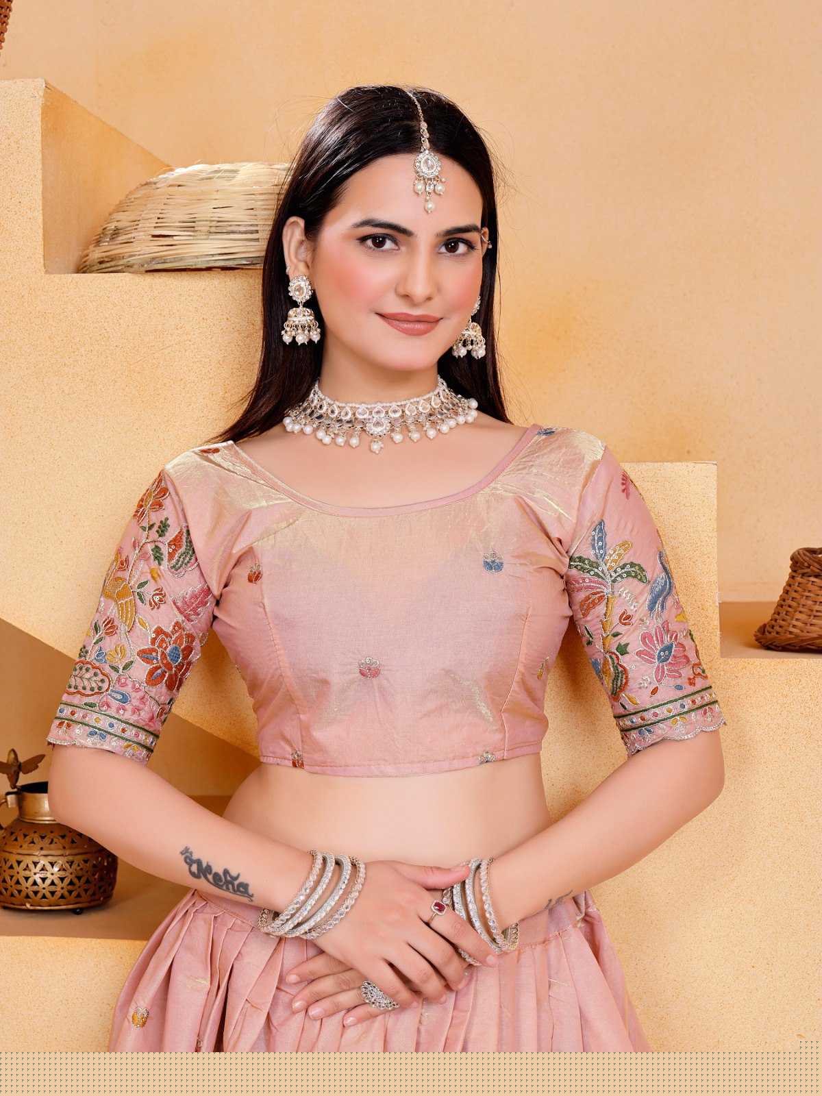 Lehengas Embroidered Lehenga - MYLUXURY LANE ENTERPRISE