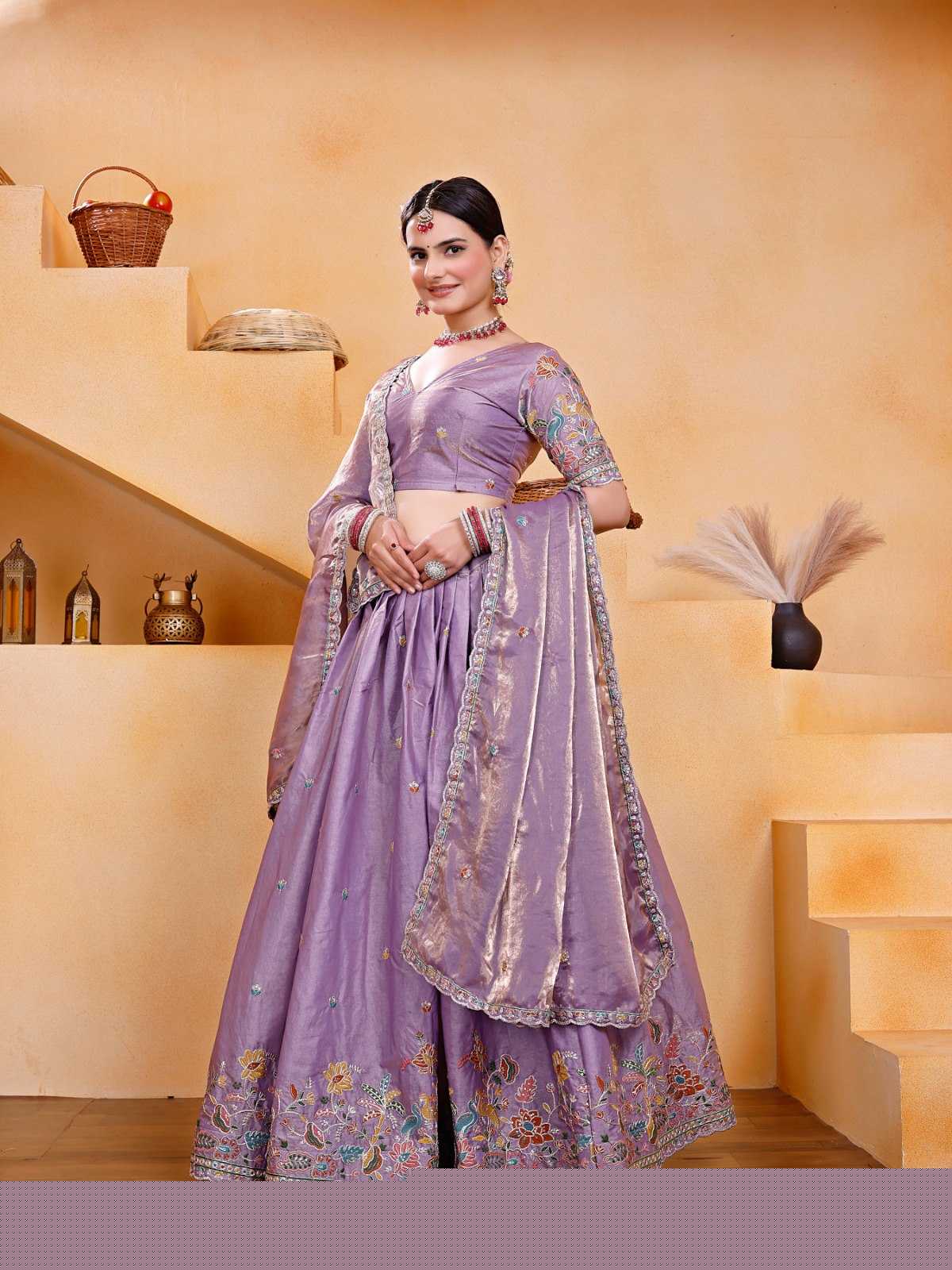 Lehengas Embroidered Lehenga - MYLUXURY LANE ENTERPRISE