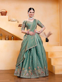 Lehengas Embroidered Lehenga - MYLUXURY LANE ENTERPRISE