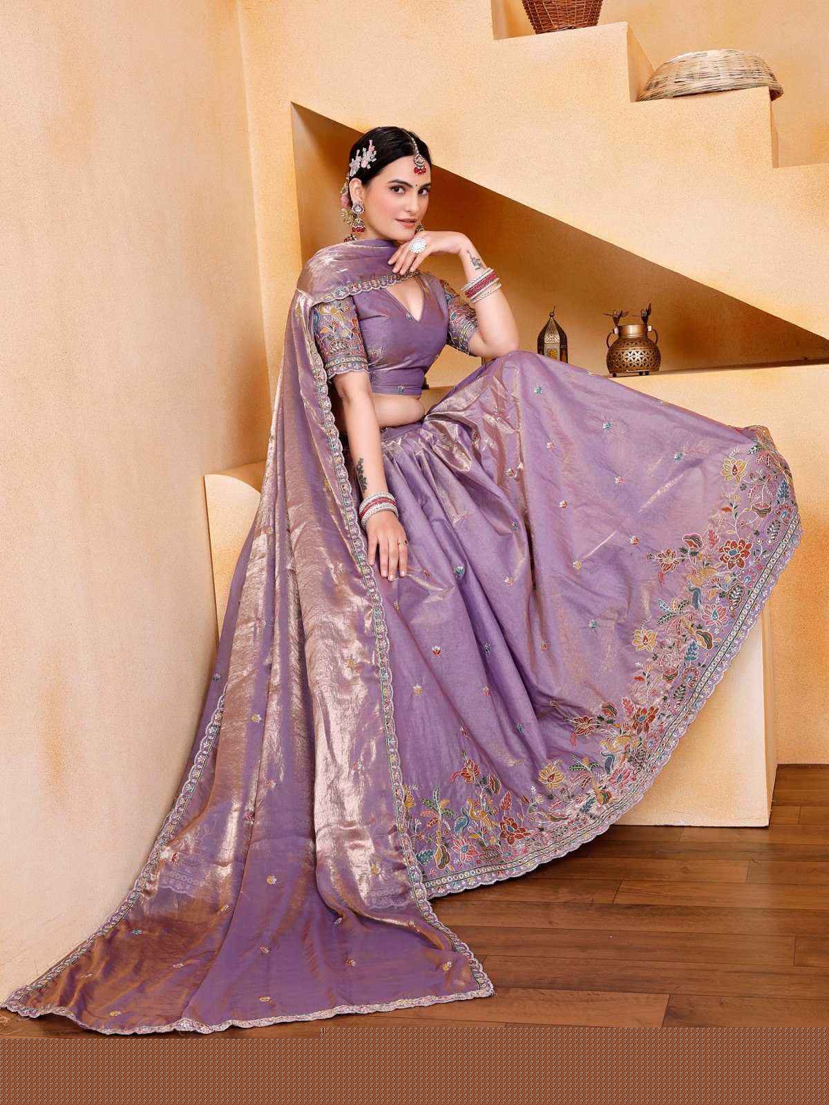 Lehengas Embroidered Lehenga - MYLUXURY LANE ENTERPRISE