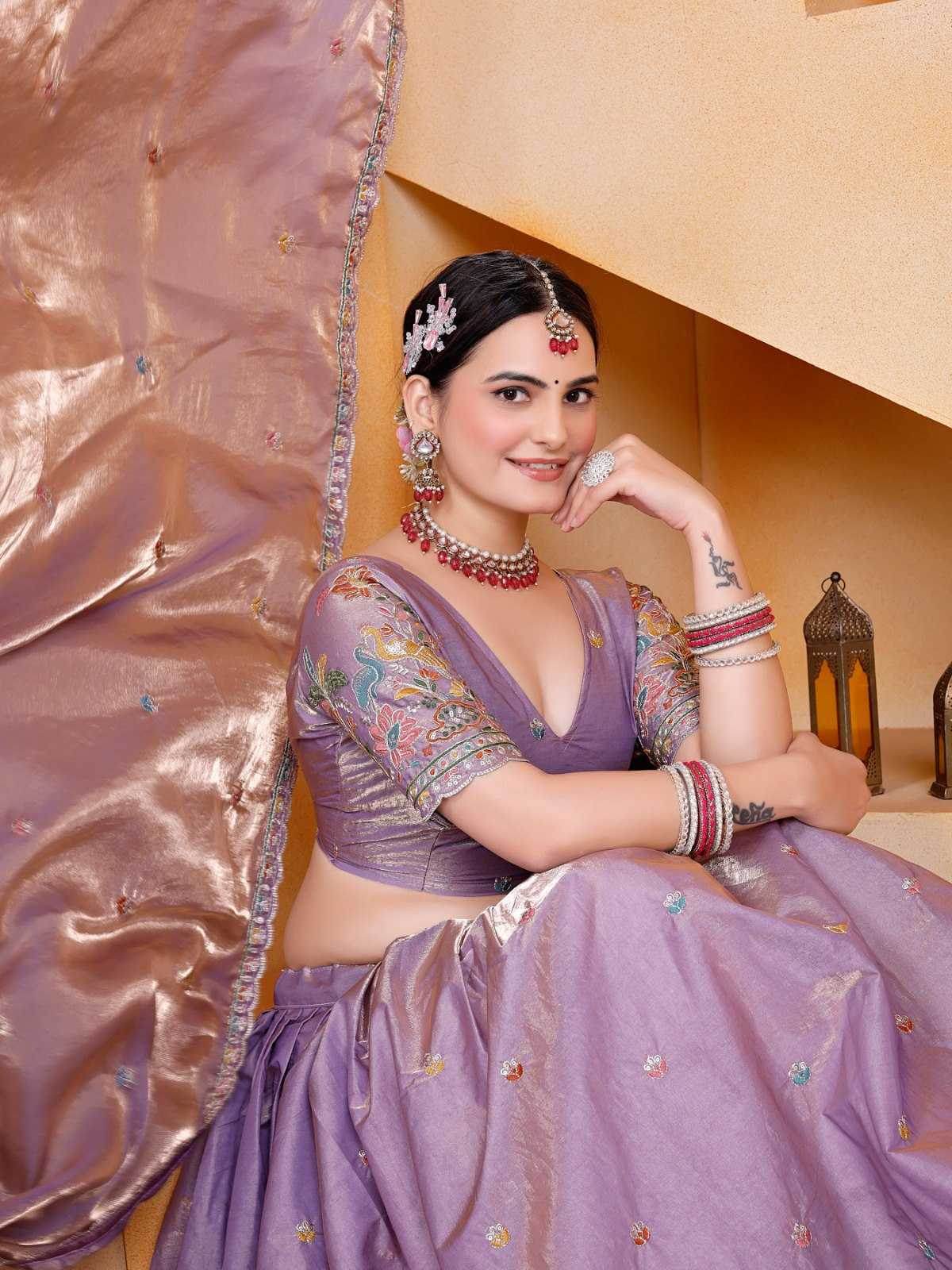 Lehengas Embroidered Lehenga - MYLUXURY LANE ENTERPRISE