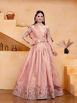 Lehengas Embroidered Lehenga - MYLUXURY LANE ENTERPRISE