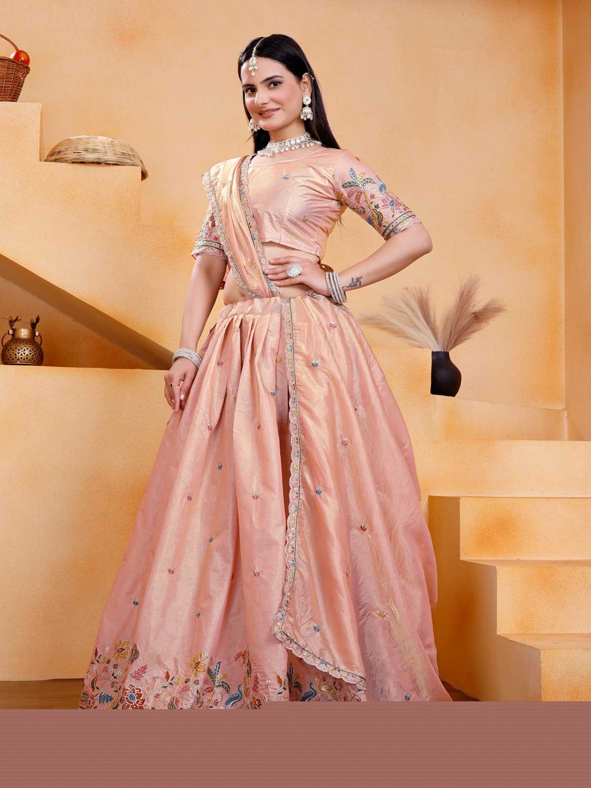 Lehengas Embroidered Lehenga - MYLUXURY LANE ENTERPRISE