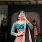 Moonga Silk Lehenga Sequins and Thread Embroidery Work - MYLUXURY LANE ENTERPRISE