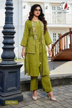 Embroidered Kurtis Tail Cut Kurti - MYLUXURY LANE ENTERPRISE