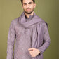 Silk Embroidered Kurta Pajama - MYLUXURY LANE ENTERPRISE