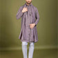 Silk Embroidered Kurta Pajama - MYLUXURY LANE ENTERPRISE