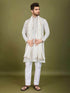 Silk Embroidered Kurta Pajama - MYLUXURY LANE ENTERPRISE